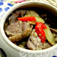 Đón tuần mới với vịt kho gừng