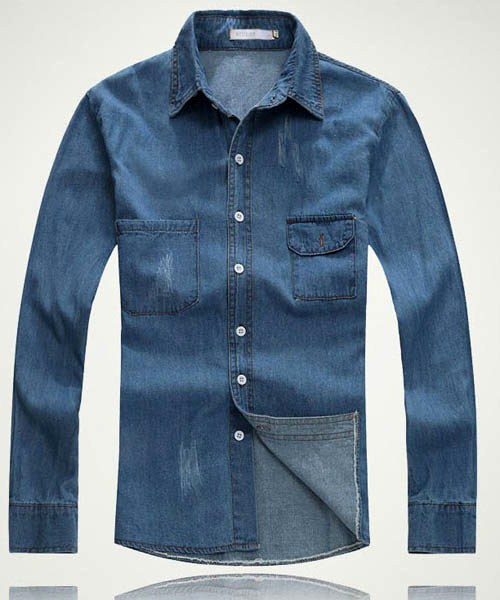 Sơ mi denim cho chàng khoe cá tính - 3