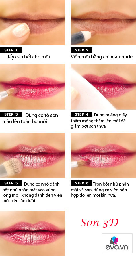Học tô son kiểu 3D sành điệu - 4