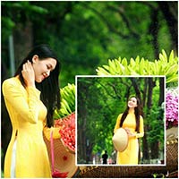 HH Thùy Dung lãng mạn giữa đất trời thủ đô