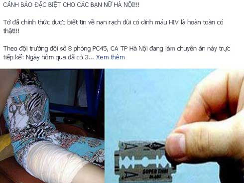 4 đối tượng tung tin rạch đùi ở Hải Phòng - 1