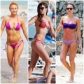 Thời trang - Sao nữ "rủ nhau" tắm nắng với bikini