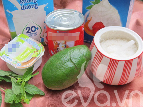 Sinh tố bơ, bạc hà mát rượi - 1