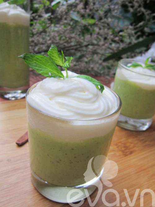 Sinh tố bơ, bạc hà mát rượi - 6