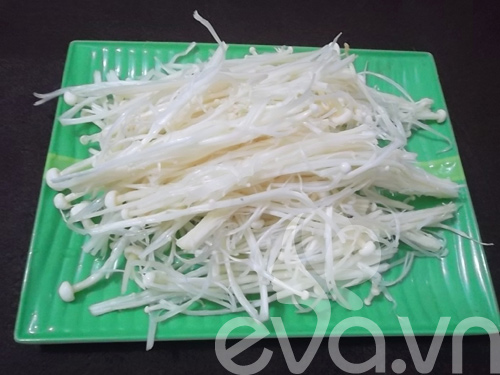 Ngọt mát canh sườn nấu nấm - 4