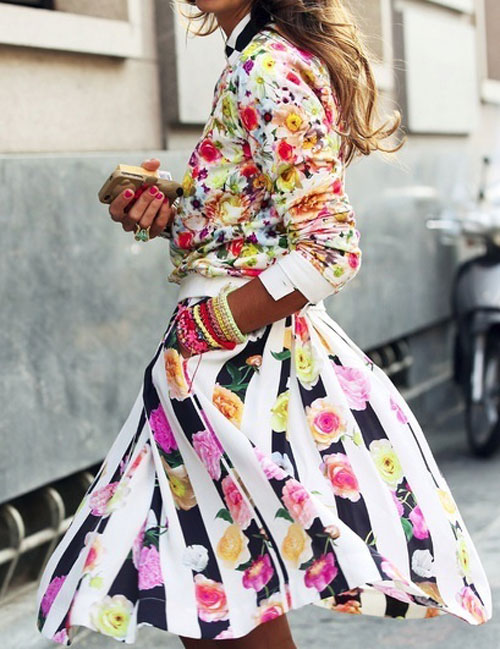 Họa tiết hoa quot;tấn côngquot; street style - 18