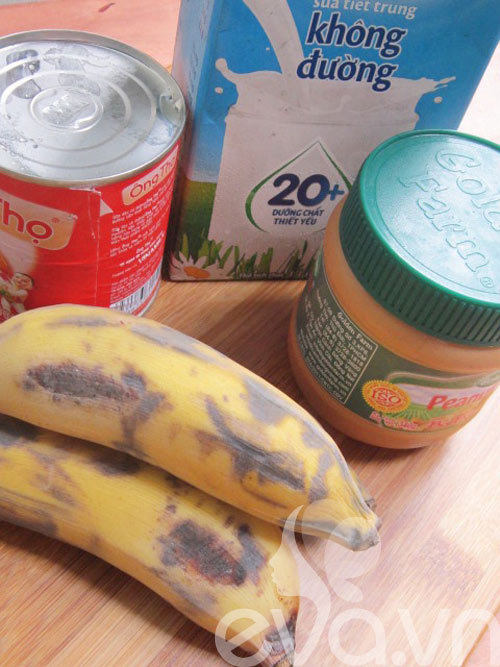 Sinh tố chuối bơ lạc mát lạnh - 1