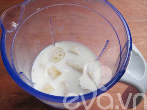 Sinh tố chuối bơ lạc mát lạnh - 3