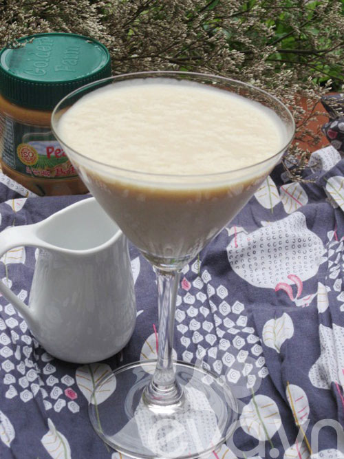 Sinh tố chuối bơ lạc mát lạnh - 5