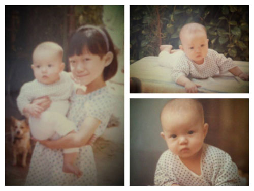 Thuỷ Top khoe ảnh đáng yêu khi 1 tuổi - 1