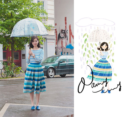 Kẻ sọc #039;chao đảo#039; tín đồ thời trang - 16