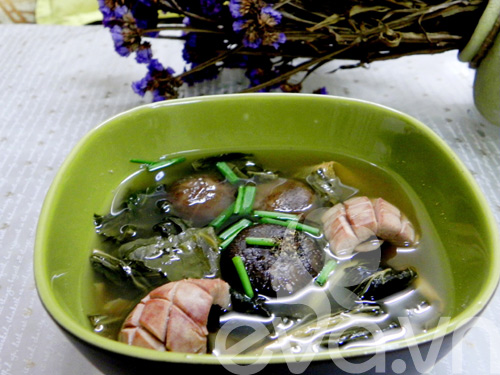Lạ miệng canh cải khô cật heo - 11