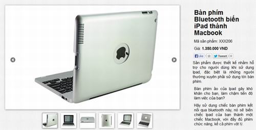 Cực dễ để iPad quot;biến hìnhquot; thành Macbook - 1