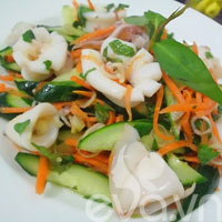 Giòn giòn gỏi dưa leo tôm thịt - 7