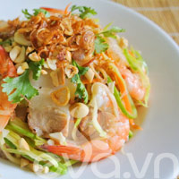 Giòn giòn gỏi dưa leo tôm thịt - 8