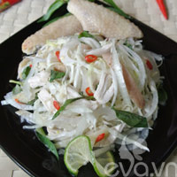 Giòn giòn gỏi dưa leo tôm thịt - 9