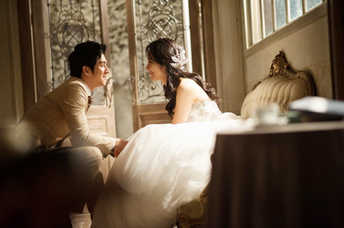 Nữ diễn viên phim Chuno khoe ảnh cưới - 1