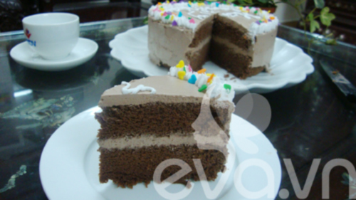 Tự tay làm bánh ga-tô sô cô la tặng bạn - 19