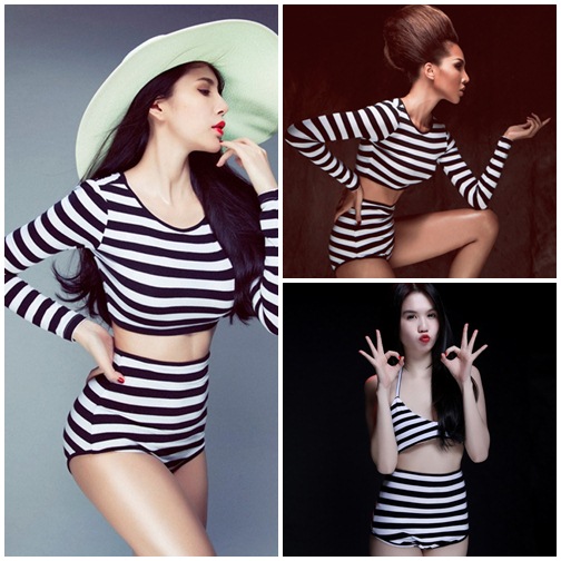 Sao Việt #039;thất thường#039; cùng kẻ sọc - 5