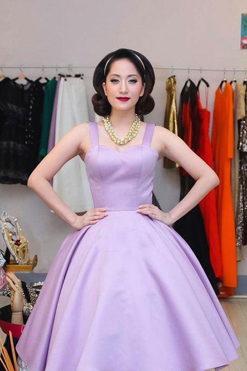 Khánh Thy hút hồn với phong cách cổ điển - 1