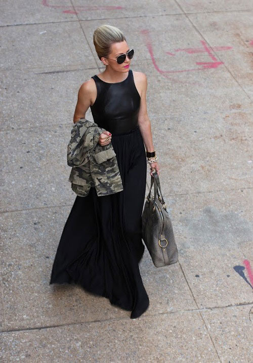 Hè về, váy maxi tung bay trên phố - 12