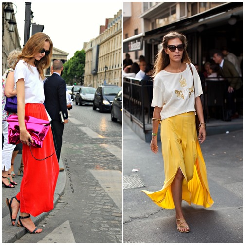 Hè về, váy maxi tung bay trên phố - 6