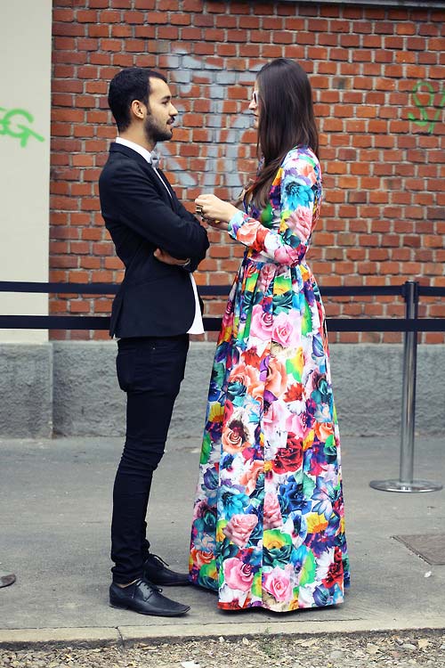 Hè về, váy maxi tung bay trên phố - 8