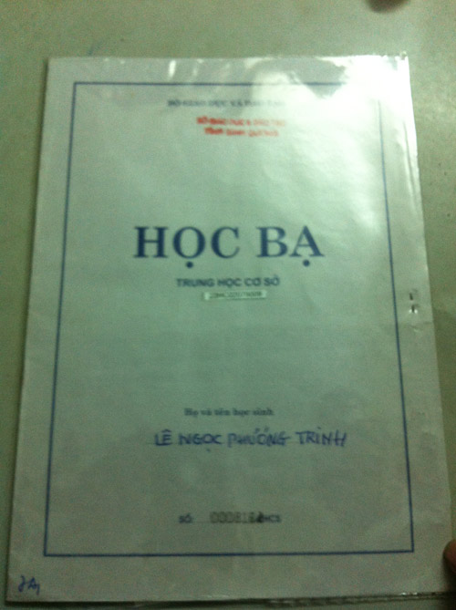 Lộ bảng điểm quot;be bétquot; của Angela Phương Trinh - 1