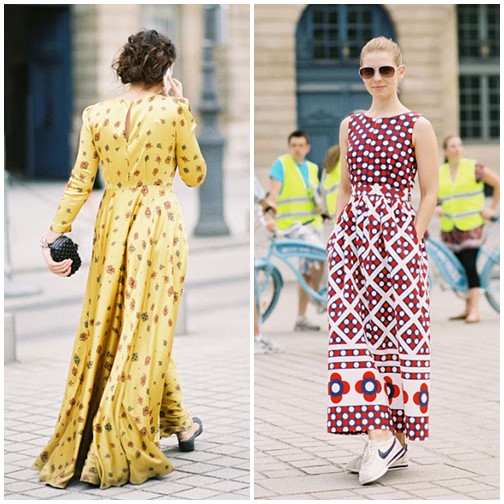 Hè về, váy maxi tung bay trên phố - 9