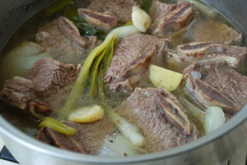Sườn bò kho nấm kiểu Hàn - 3
