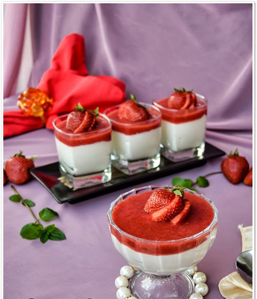 Mousse dâu tây và sô cô la trắng - 7