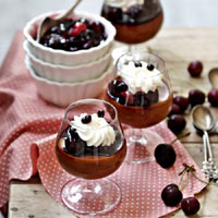 Mousse dâu tây và sô cô la trắng - 9