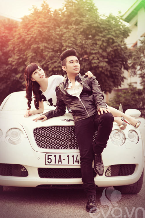 quot;Cá sấu chúaquot; Quỳnh Nga tình tứ cùng Quang Hà - 2