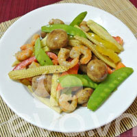 Lạ với cổ hũ dừa xào tôm thịt - 16