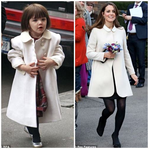 Bé Suri đụng hàng phong cách công nương Anh - 3