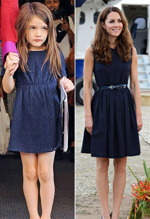 Bé Suri đụng hàng phong cách công nương Anh - 4