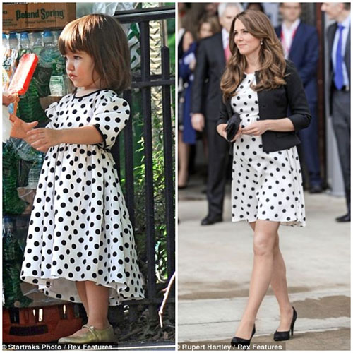 Bé Suri đụng hàng phong cách công nương Anh - 5