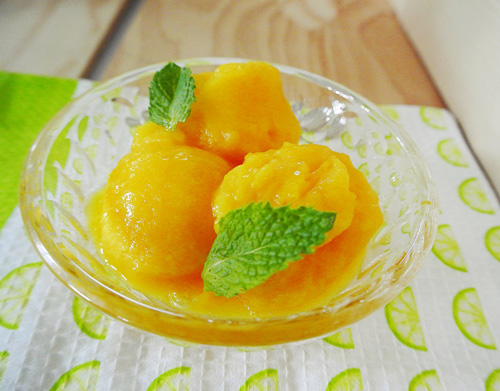 Làm sorbet xoài tươi mát - 11