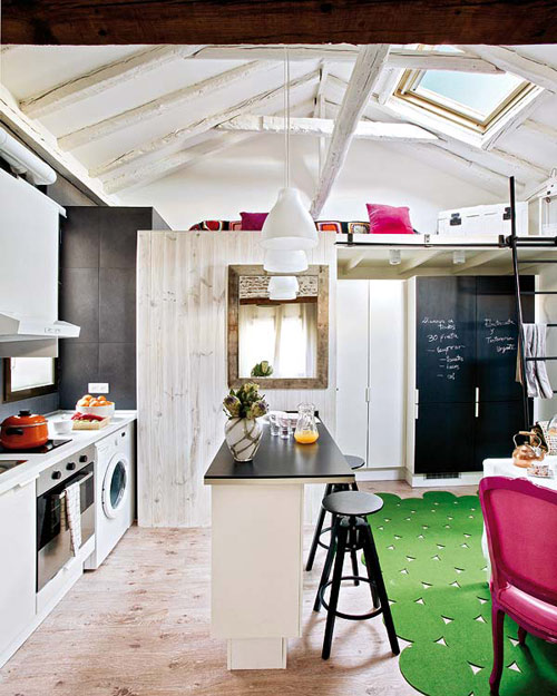 “Hô biến” gác mái 50m2 rực rỡ sắc màu - 6