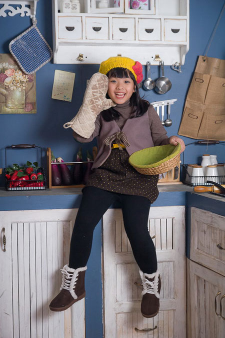 Ngắm vẻ đáng yêu của con gái Chiều Xuân - 2