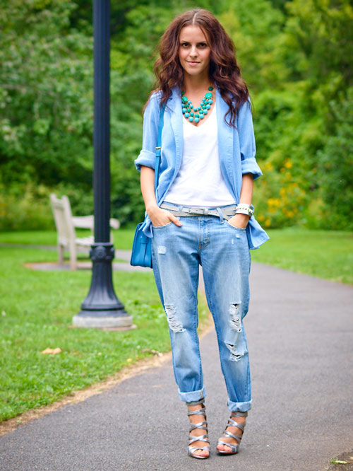 Street style mát lạnh cùng xanh dương - 15