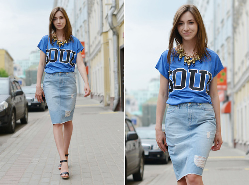 Street style mát lạnh cùng xanh dương - 16