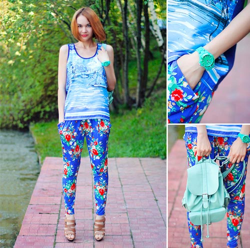 Street style mát lạnh cùng xanh dương - 8