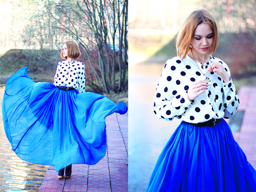 Street style mát lạnh cùng xanh dương - 12