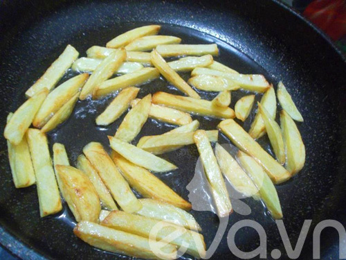 Mực chiên xù sốt dứa - 4