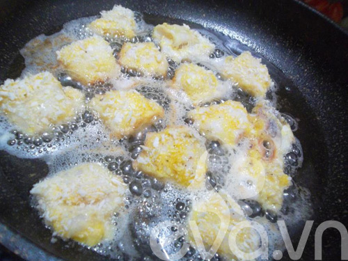 Mực chiên xù sốt dứa - 8