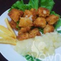 Bếp Eva - Mực chiên xù sốt dứa
