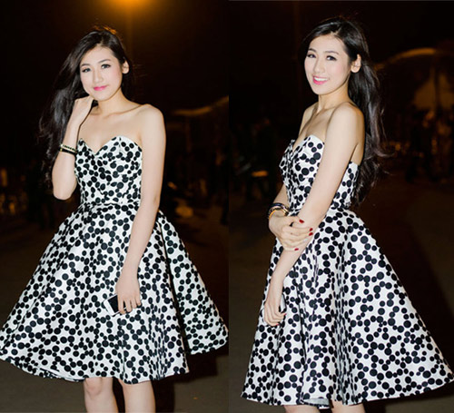 Chấm bi cổ điển hớp hồn mỹ nhân Việt - 14