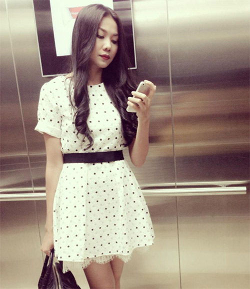 Chấm bi cổ điển hớp hồn mỹ nhân Việt - 15