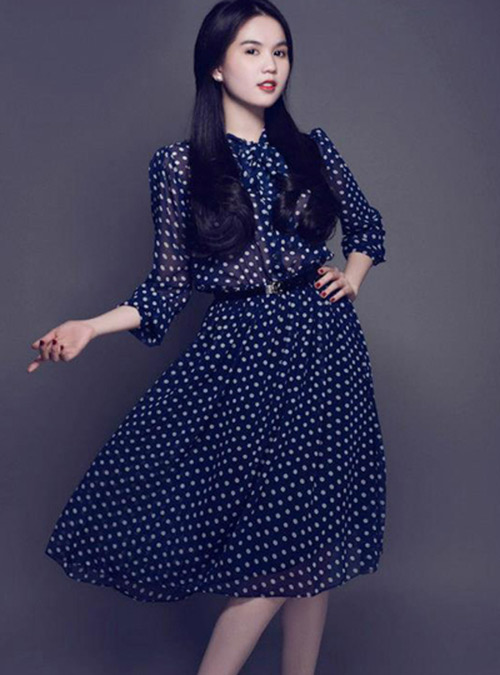 Chấm bi cổ điển hớp hồn mỹ nhân Việt - 16